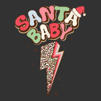 Santa Leopard Lightning Bolt Santa Hat Baby Christmas Retro Baby Bodysuit | Artistshot