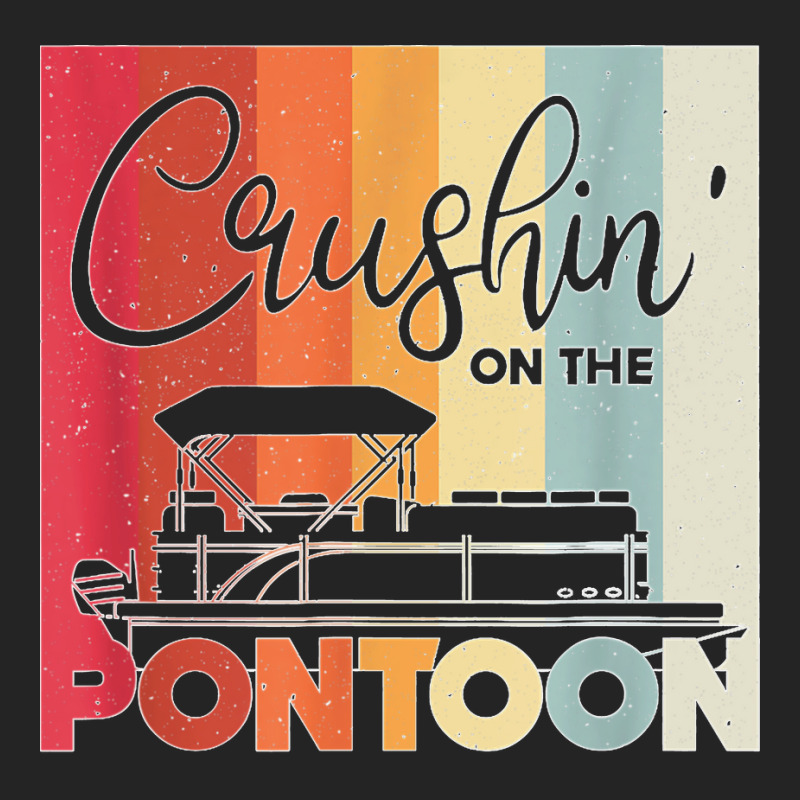 Mens Crushin' On The Pontoon Boat Captain 3/4 Sleeve Shirt | Artistshot