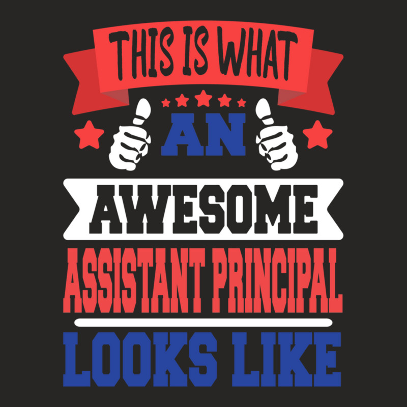 Assistant Principal Funny Present Idea Looks Like Ladies Fitted T-Shirt by MICHAELOHARRA | Artistshot