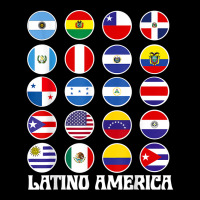 All Latin American Flags Countries Hispanic Heritage Month T Shirt Youth Zipper Hoodie | Artistshot