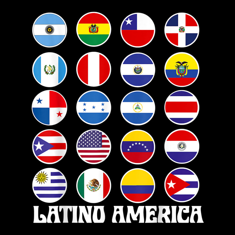 All Latin American Flags Countries Hispanic Heritage Month T Shirt Youth Zipper Hoodie by cm-arts | Artistshot