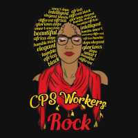 Cps Workers Child Protective Social Services Dss Black Woman Landscape Canvas Print | Artistshot