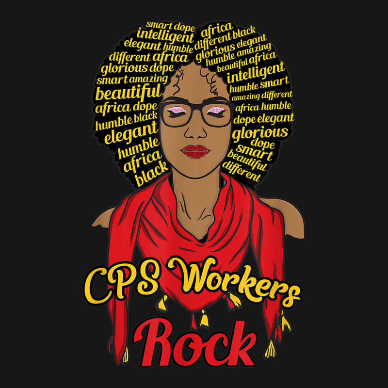 Cps Workers Child Protective Social Services Dss Black Woman Medium-length Apron | Artistshot