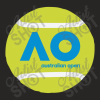 Australian Open Tennis Ball Ii Austalian Open Ladies Fitted T-shirt | Artistshot