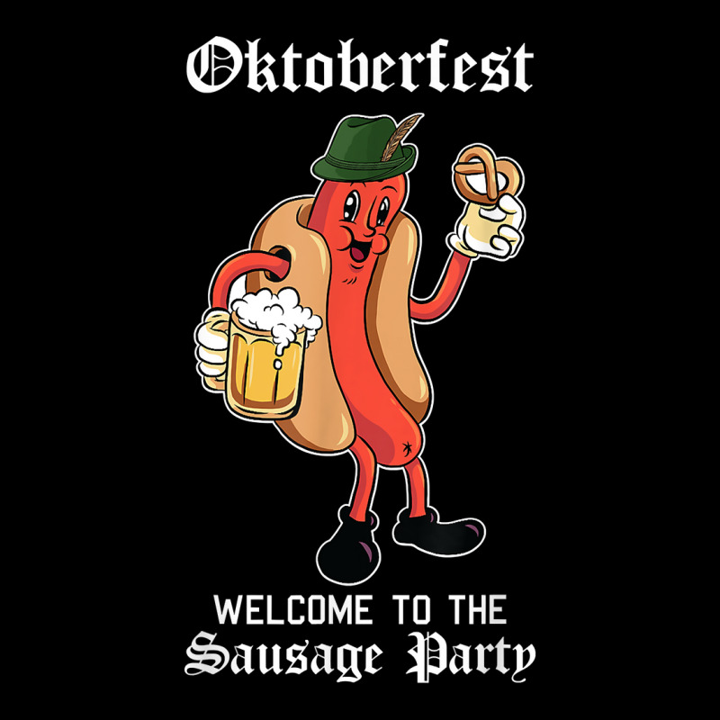 Sausage Party Oktoberfest Funny Bratwurst German Festival T Shirt Youth Hoodie by cm-arts | Artistshot