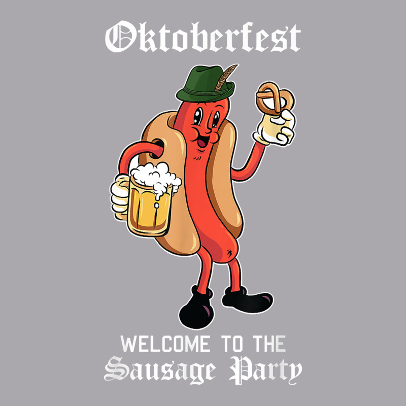 Sausage Party Oktoberfest Funny Bratwurst German Festival T Shirt Youth 3/4 Sleeve by cm-arts | Artistshot