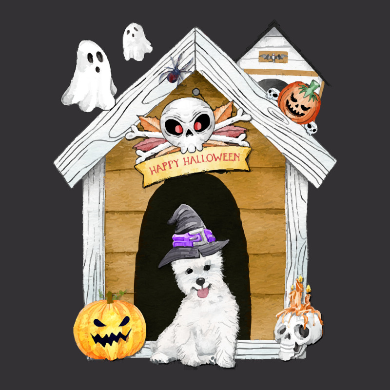 Funny Halloween West Highland Terrier T  Shirt Halloween West Highland Vintage Hoodie | Artistshot