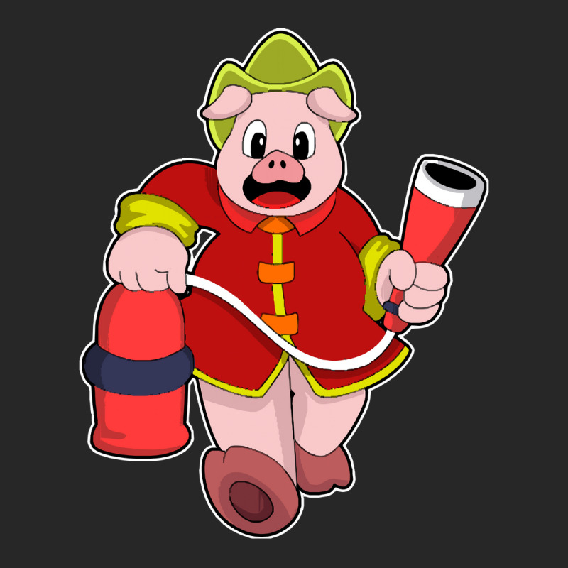 Fire Department T  Shirt Pig As Firefighter With Fire Extinguisher T Women's Pajamas Set by strategicwastes | Artistshot