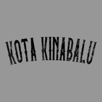 Kota Kinabalu Malaysia Vintage Black Text Apparel T Shirt Women's V-neck T-shirt | Artistshot