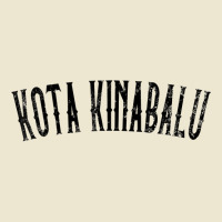 Kota Kinabalu Malaysia Vintage Black Text Apparel T Shirt Cropped Hoodie | Artistshot