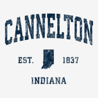 Cannelton Indiana In Vintage Athletic Navy Sports Design Magic Mug | Artistshot