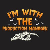 I'm With The Production Manager Halloween Couples Costume T-shirt | Artistshot