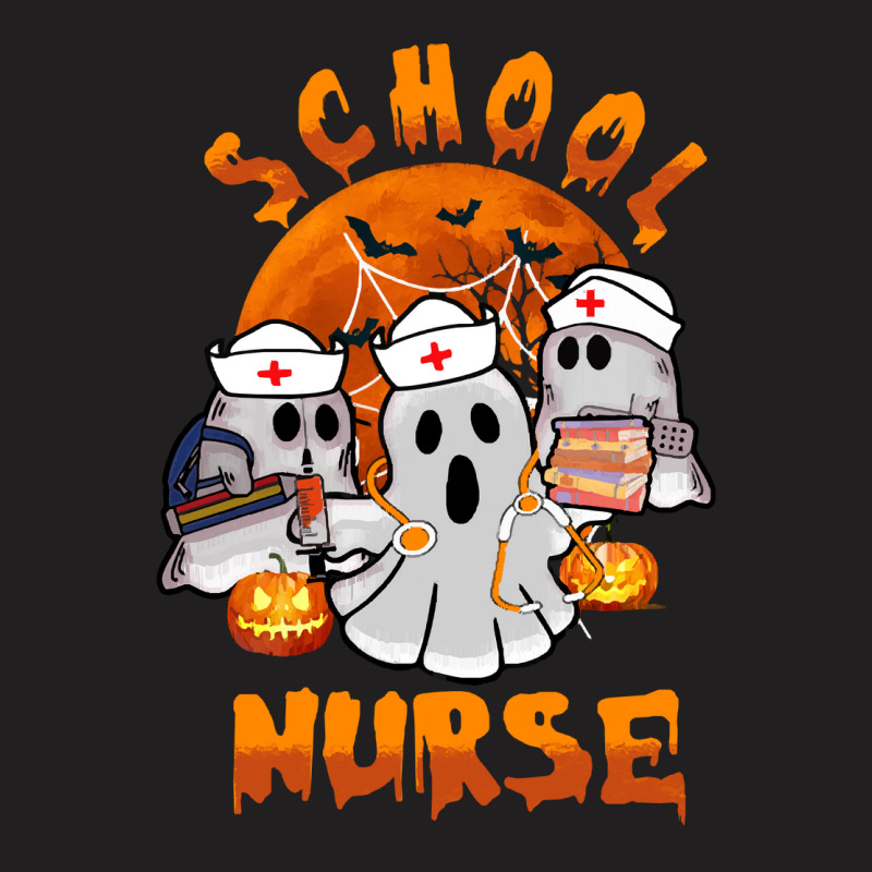 Gift Idea T  Shirt Cute Halloween Nurse Costume Ghost School T  Shirt T-shirt | Artistshot