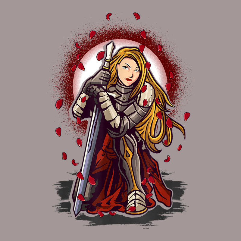 Woman Female Warrior Knight Medieval Fantasy Armor Sword T Shirt Vintage Short | Artistshot