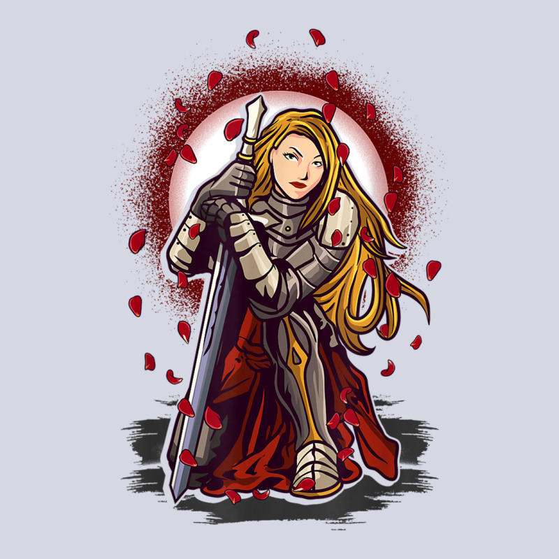 Woman Female Warrior Knight Medieval Fantasy Armor Sword T Shirt Fleece Short | Artistshot