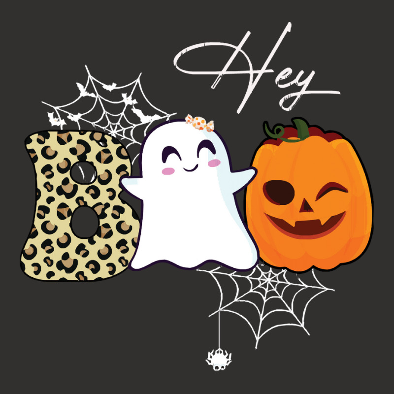 Gift Idea T  Shirt Hey Boo Cute Ghost With Pumpkin Halloween T  Shirt Champion Hoodie | Artistshot