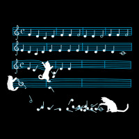 Cat Music Notes Kitty Musician Composer Instrumentalist T Shirt Adjustable Cap | Artistshot