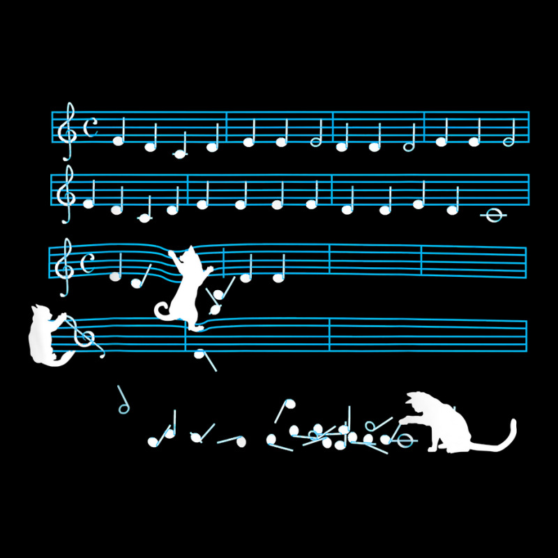 Cat Music Notes Kitty Musician Composer Instrumentalist T Shirt Adjustable Cap by cm-arts | Artistshot