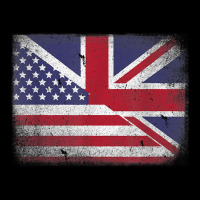 British American Flag Great Britain Union Jack . V-neck Tee | Artistshot