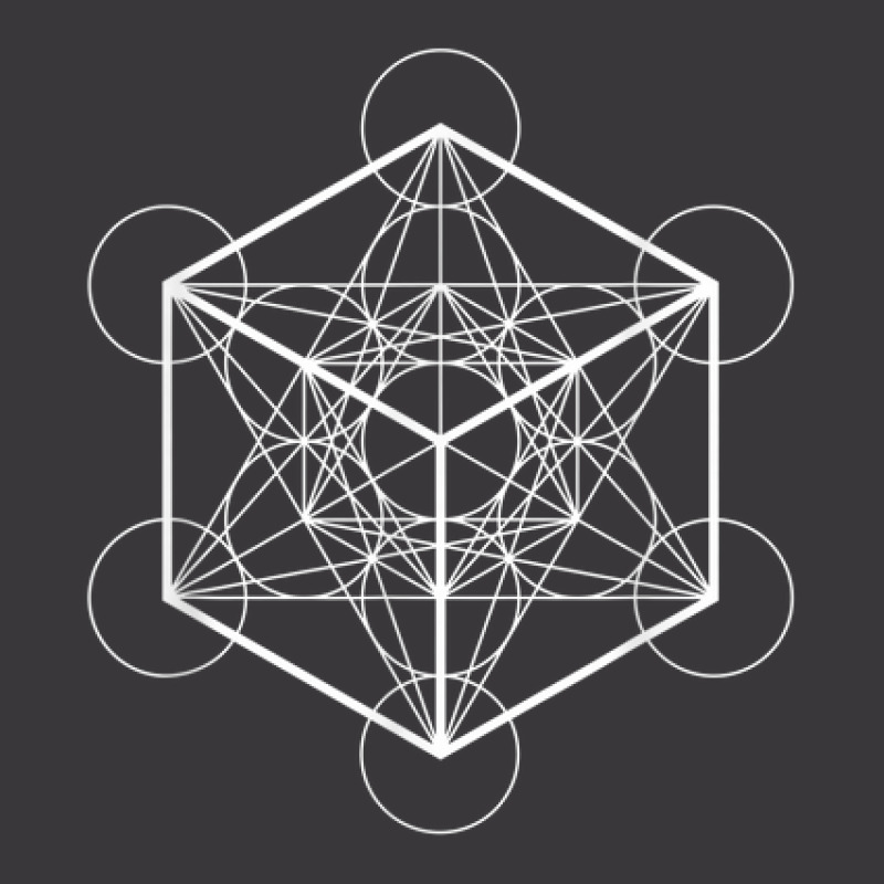 Hexahedron Platonic Solid Sacred Geometry Ladies Curvy T-Shirt by Fashlaza | Artistshot