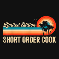 Short Order Cook Funny Birthday Retro Vintage Men Dad Oval Patch | Artistshot