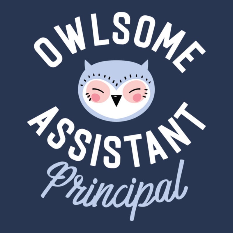 Owlsome Assistant Principal Pun Funny Gift Idea Men Denim Jacket by MICHAELOHARRA | Artistshot