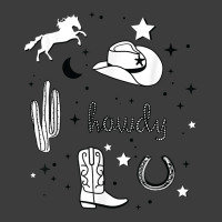 Pastel Cowboy Hat And Boot White And Black Cowgirl Aesthetic Men's Polo Shirt | Artistshot