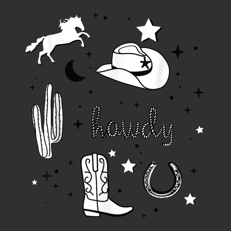 Pastel Cowboy Hat And Boot White And Black Cowgirl Aesthetic Champion Hoodie | Artistshot