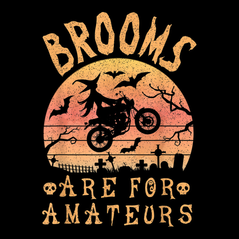 Brooms Are For Amateurs Bike Riding Funny Halloween Youth Hoodie by Creed | Artistshot