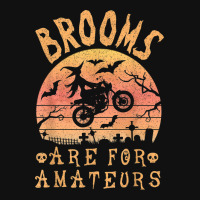 Brooms Are For Amateurs Bike Riding Funny Halloween Baby Beanies | Artistshot