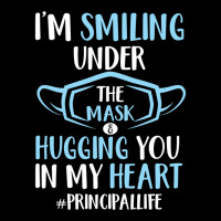 Principal Life I M Smiling Under The Mask Women's V-neck T-shirt | Artistshot