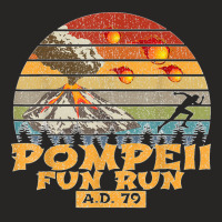 Pompeii Fun Run Ad 79 Vintage Retro Distressed Gift Ladies Fitted T-shirt | Artistshot