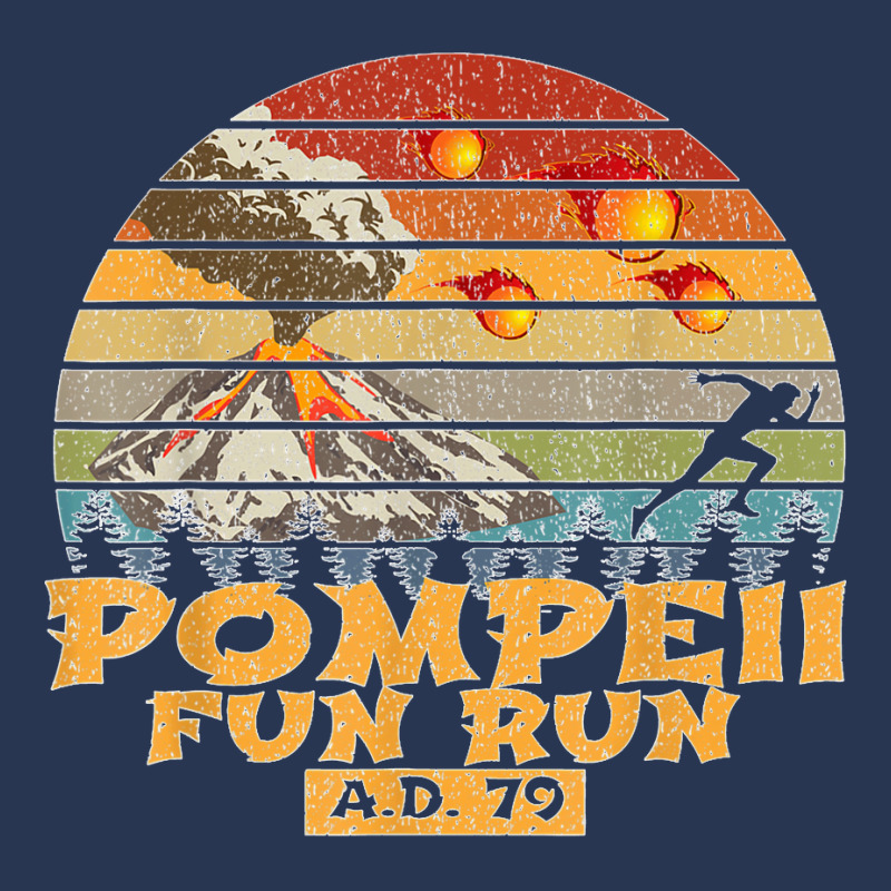 Pompeii Fun Run Ad 79 Vintage Retro Distressed Gift Ladies Denim Jacket | Artistshot