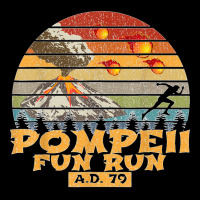 Pompeii Fun Run Ad 79 Vintage Retro Distressed Gift Cropped Hoodie | Artistshot