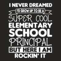 Super Cool Elementary School Principal Ladies Fitted T-shirt | Artistshot