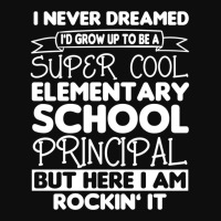 Super Cool Elementary School Principal Crop Top | Artistshot