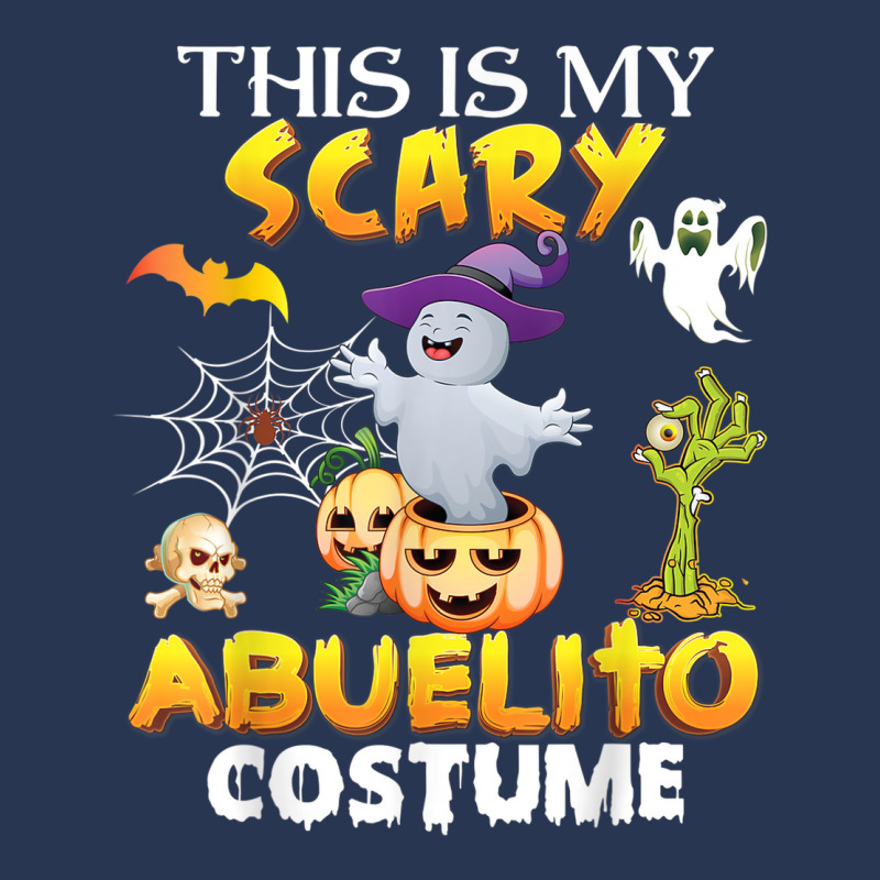 This Is My Scary Costume Abuelito Ghost Pumpkin Halloween Ladies Denim Jacket by Amenity | Artistshot