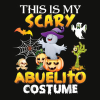 This Is My Scary Costume Abuelito Ghost Pumpkin Halloween Scorecard Crop Tee | Artistshot