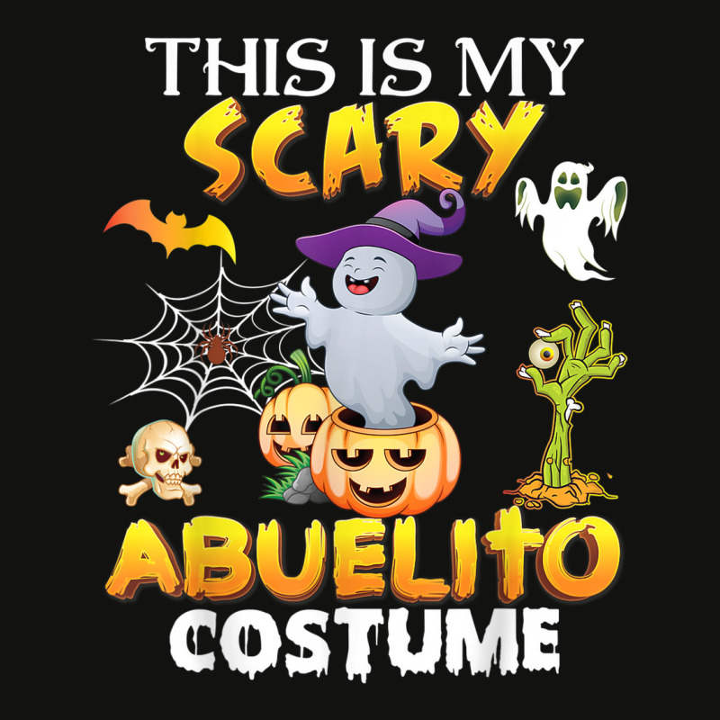 This Is My Scary Costume Abuelito Ghost Pumpkin Halloween Scorecard Crop Tee by Amenity | Artistshot