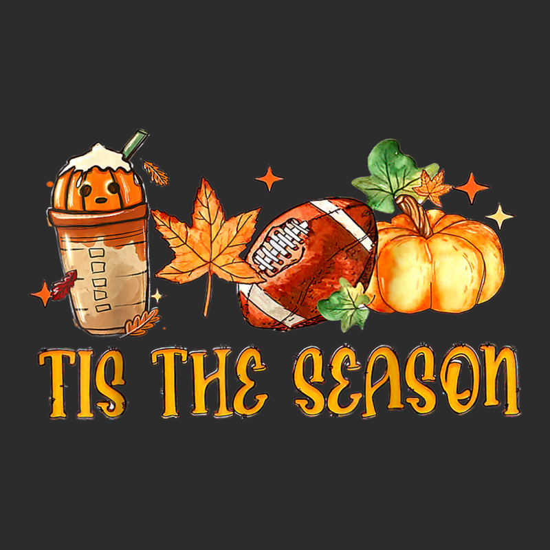 Coffee Dry Leaf Football And Halloween Tis The Season Fun Exclusive T-shirt by Dapper | Artistshot