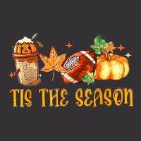 Coffee Dry Leaf Football And Halloween Tis The Season Fun Vintage Hoodie | Artistshot