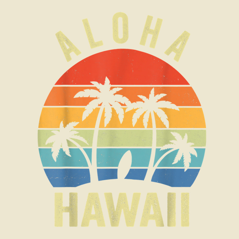 Aloha Hawaii Hawaiian Island Shirt Palm Beach Surfboard Surf T Shirt Cropped Hoodie by cm-arts | Artistshot