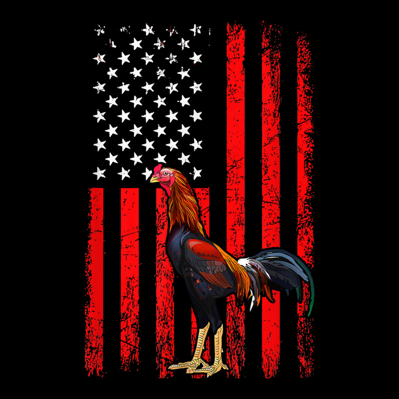 American Flag Cock Fighting Rooster Long Sleeve Shirts by pennyWelborn | Artistshot