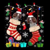 Christmas Socks Pajama English Springer Spaniels Dog Lover Pocket T-shirt | Artistshot