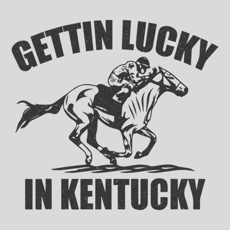 Gettin Lucky In Kentucky - Funny Derby Day - Horse Racing Game Women's Triblend Scoop T-shirt by YURIYAMIGUD | Artistshot