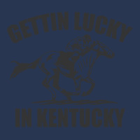 Gettin Lucky In Kentucky - Funny Derby Day - Horse Racing Game Ladies Denim Jacket | Artistshot