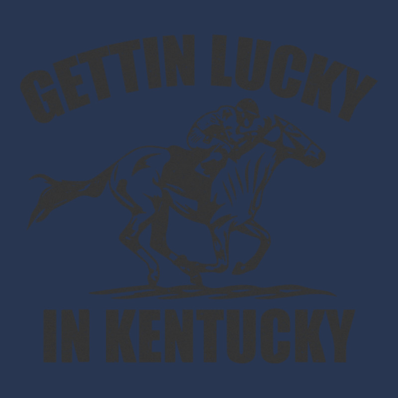 Gettin Lucky In Kentucky - Funny Derby Day - Horse Racing Game Ladies Denim Jacket by YURIYAMIGUD | Artistshot