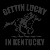 Gettin Lucky In Kentucky - Funny Derby Day - Horse Racing Game Cropped Sweater | Artistshot