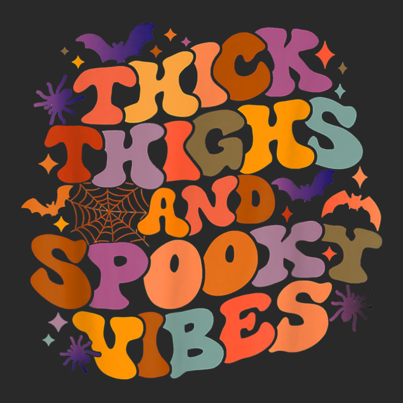 Retro Thick Thighs And Spooky Vibes Halloween Party Groovy Toddler T-shirt | Artistshot