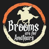 Brooms Are For Amateurs Funny Halloween Witch On A Horse Classic T-shirt | Artistshot